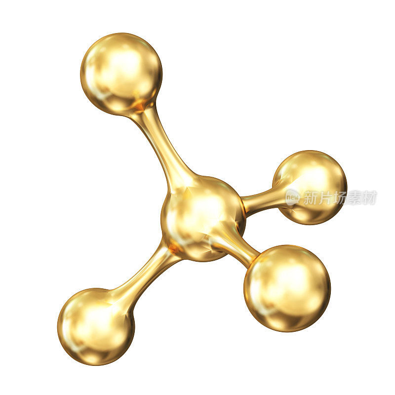 金色油分子