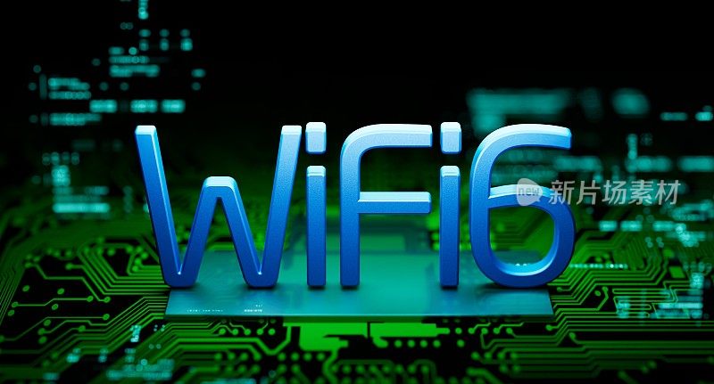 WiFi6具有智能性能的下一代无线通信连接网络。