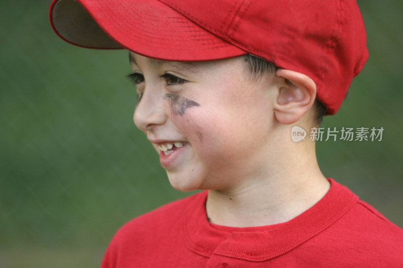 年轻的棒球运动员
