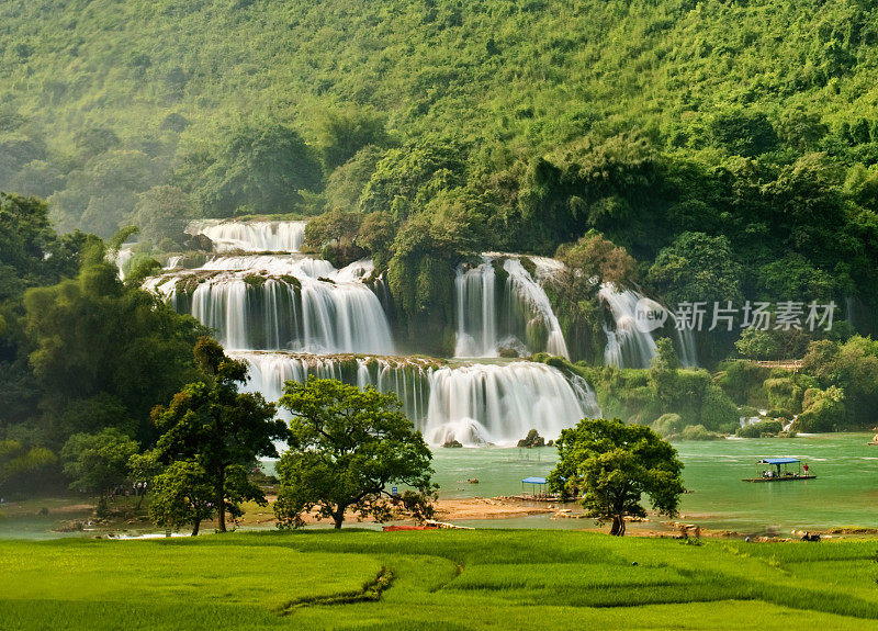 越南曹邦的BanGioc瀑布