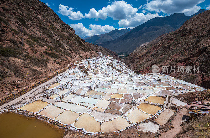 秘鲁库斯科附近的人造盐矿