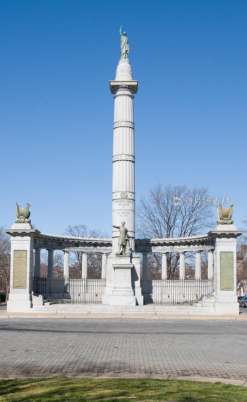 杰弗逊·戴维斯纪念碑-垂直