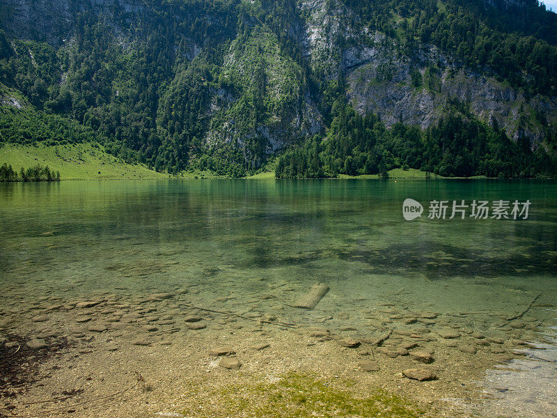 湖和山-国王湖，巴伐利亚阿尔卑斯山