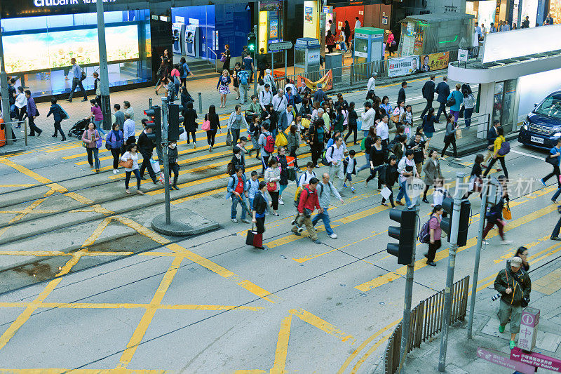 香港行人过街