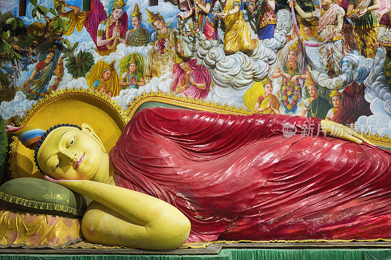 安古鲁卡拉穆拉寺佛像，尼甘布，斯里兰卡