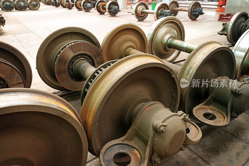重工业工厂，生产钢质火车车轮