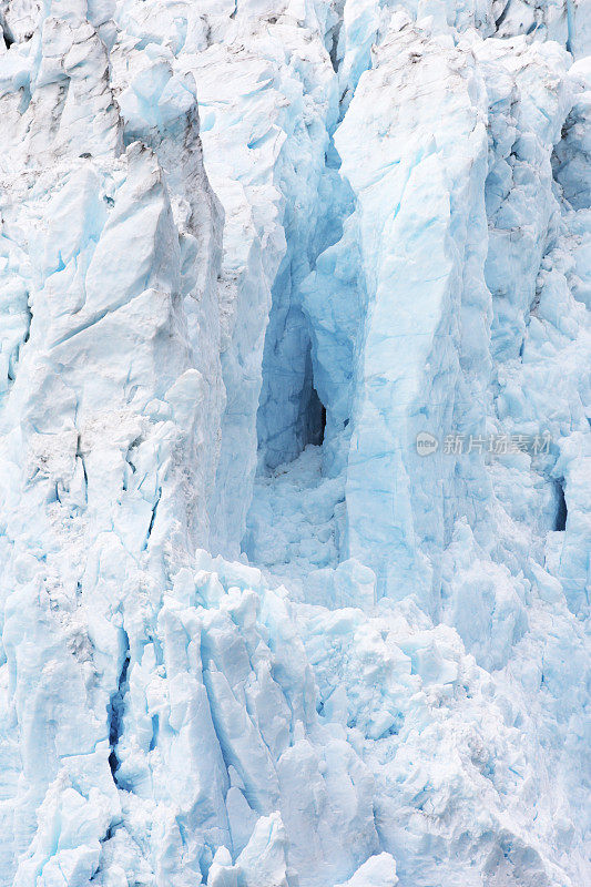 冰川冰雪裂缝塞拉克洞