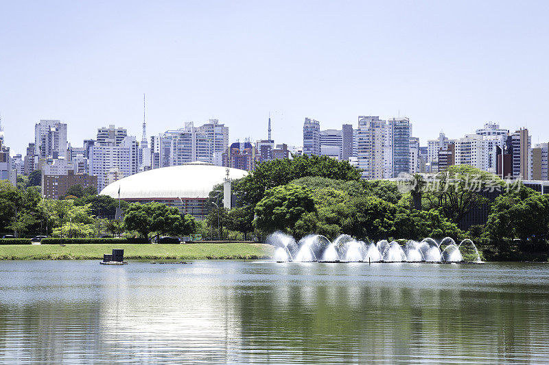 巴西圣保罗的Ibirapuera公园