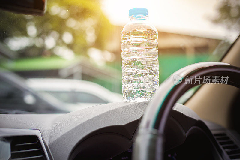 瓶装水在车里留了很长时间