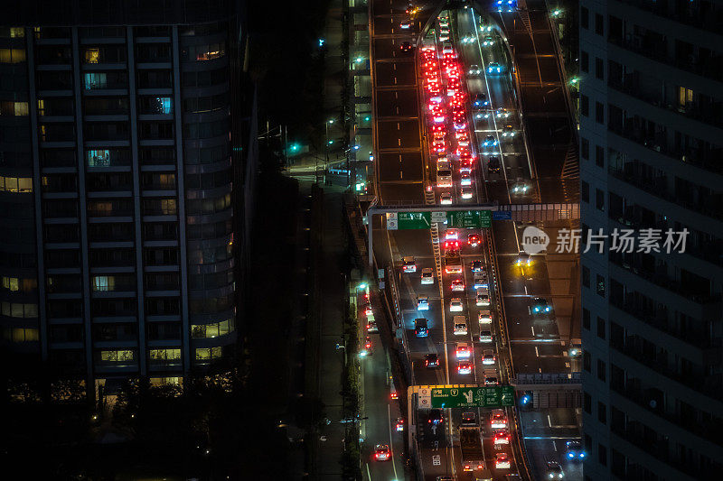 东京的城市夜景