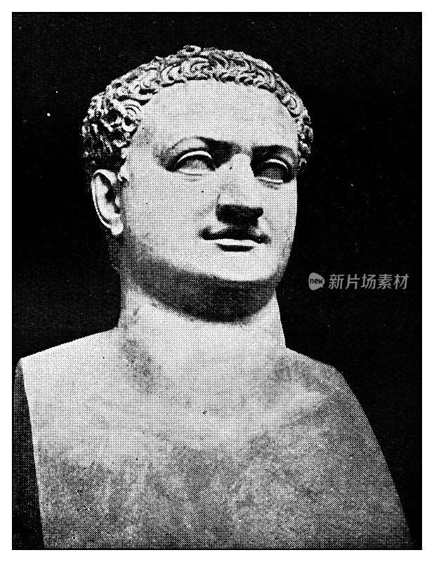 罗马古典肖像图集:提图斯雕像