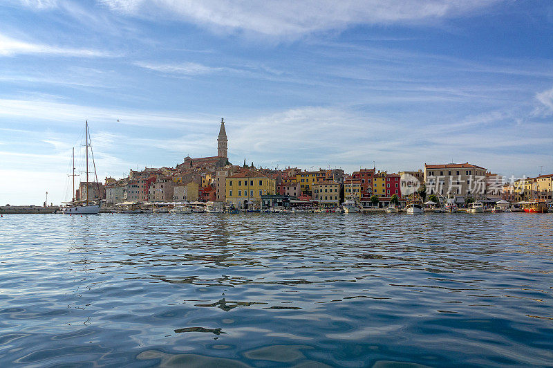 Rovinj，克罗地亚伊斯特里亚的一个古老的城镇和港口