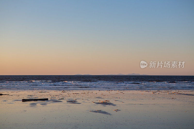 日落马塞特海滩