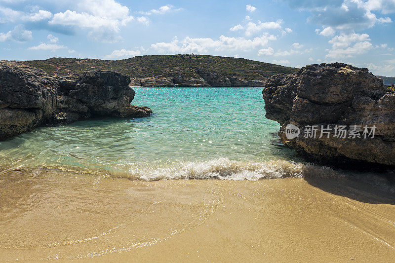 蓝色泻湖，Comino，马耳他