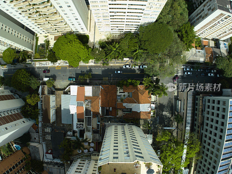 圣保罗高层建筑鸟瞰图
