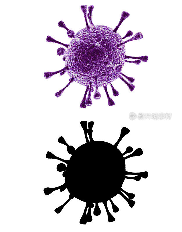 紫色的病毒