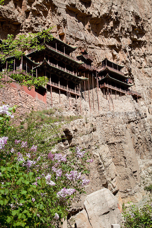 中国山西大同的悬空寺