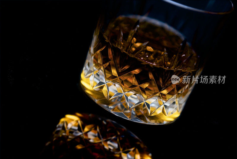 单麦芽苏格兰威士忌手切割水晶玻璃