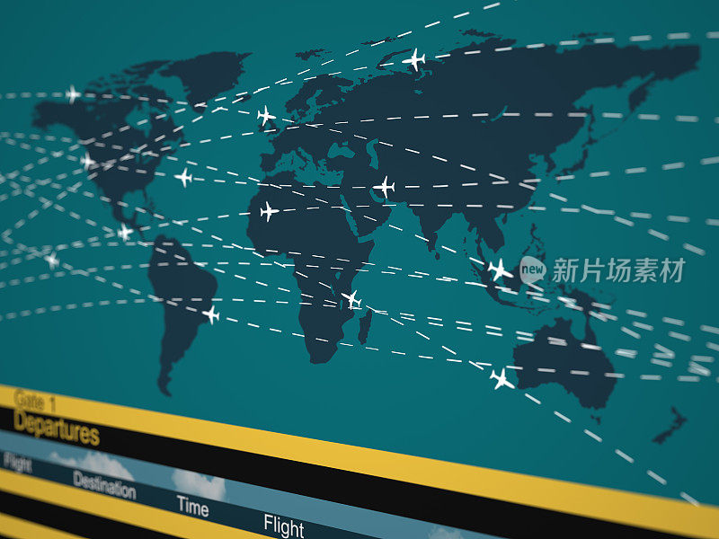 航空公司时间表和交通