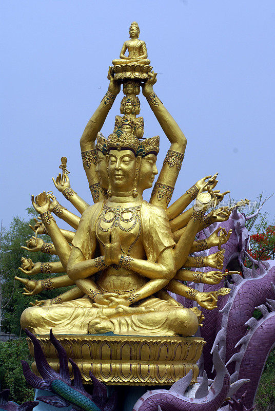 古暹罗的佛像，泰国曼谷亚洲