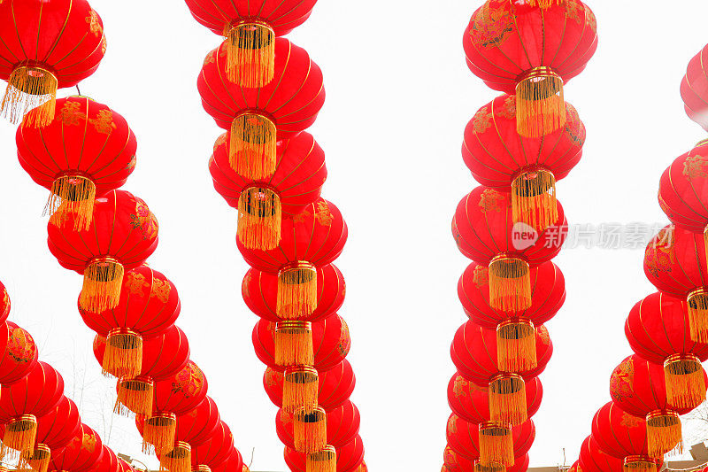 中国新年灯笼图案-东方灯的标志和象征