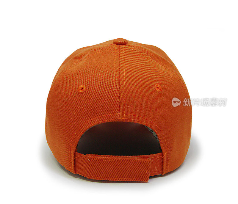 棒球帽橙色后视