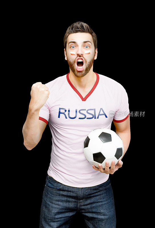 俄罗斯球迷庆祝