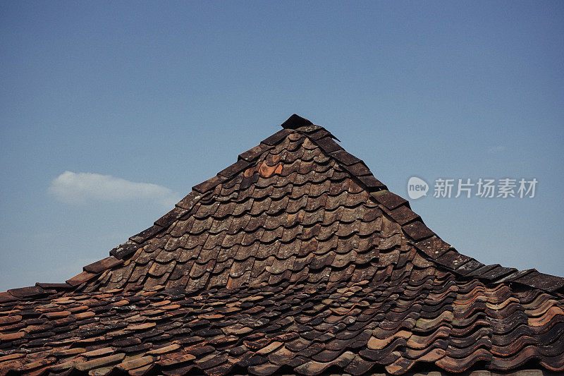 中爪哇的传统屋顶