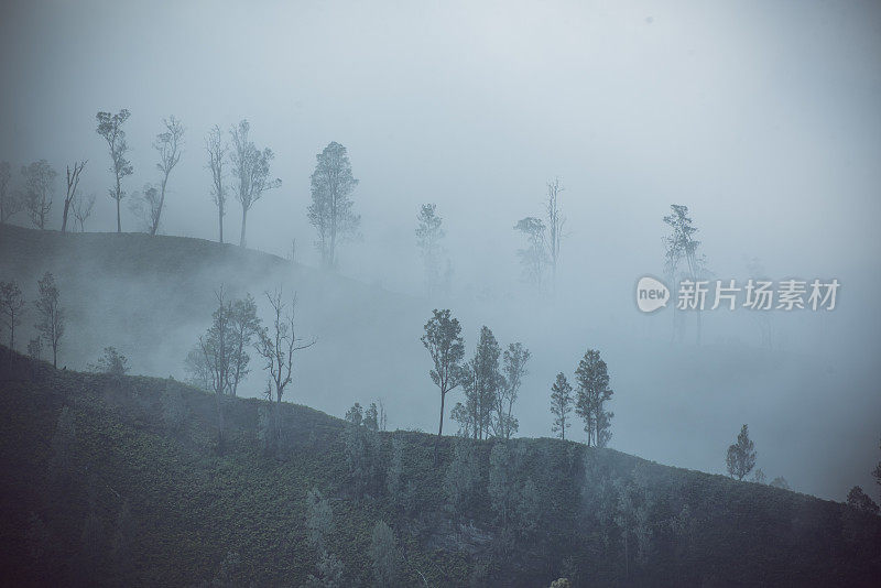 印度尼西亚Banyuwangi的Ijen火山