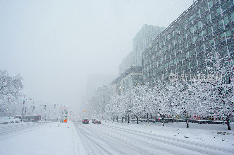 雪下的城市，渥太华