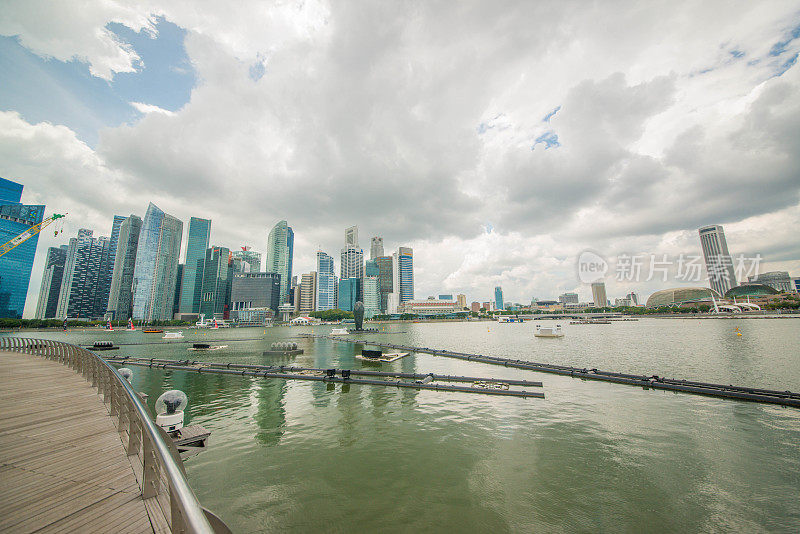 新加坡的景色。
