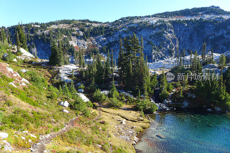 罗宾湖步道，高山湖荒野华盛顿