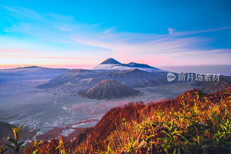 印尼布罗莫火山的日出