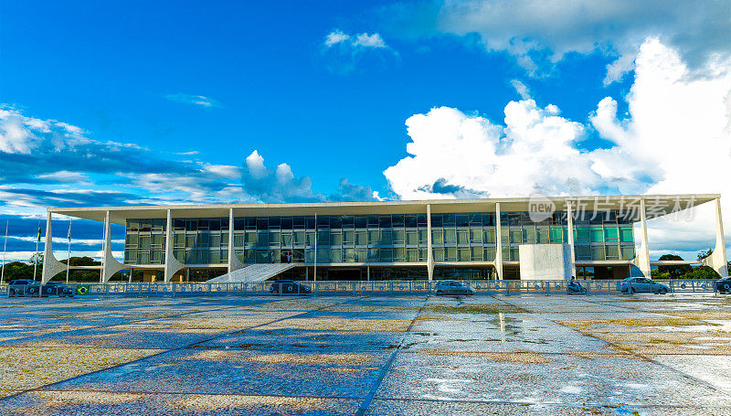 巴西巴西利亚的阿尔沃拉达宫