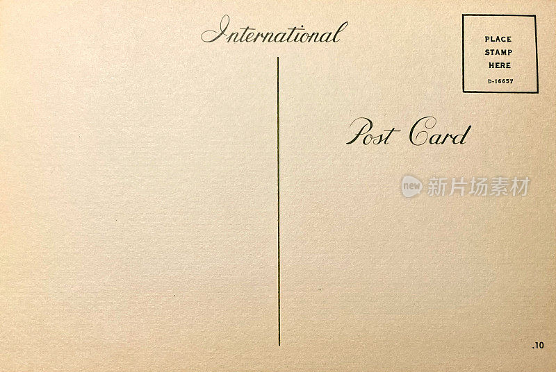 国际古董复古明信片