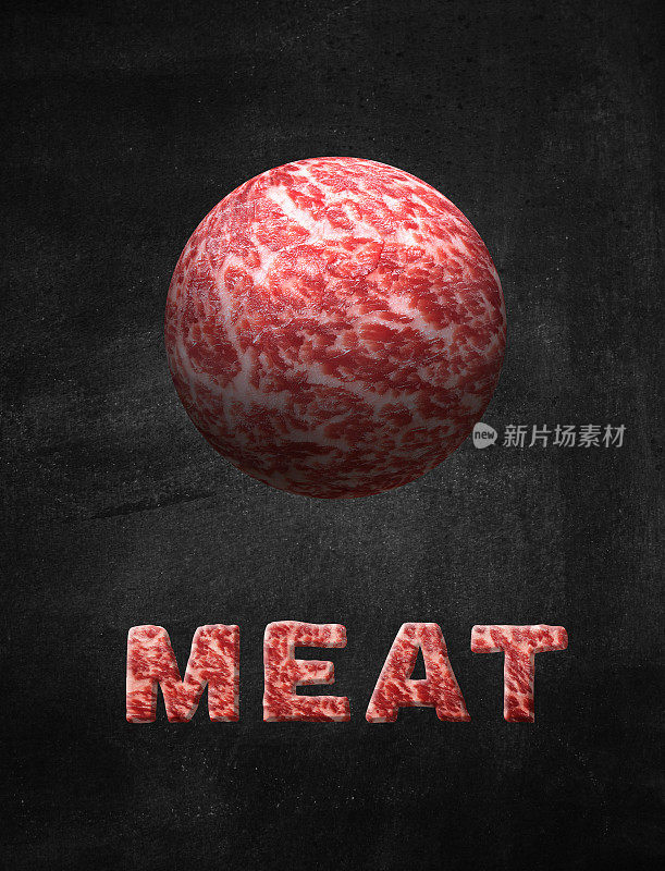 神户的肉丸像球体一样漂浮在空间里