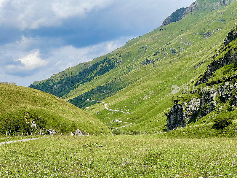 景观Graubünden，瑞士