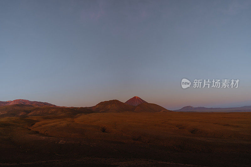 阿塔卡马沙漠的山脉