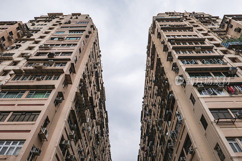 香港九龙半岛大角咀的住宅大厦