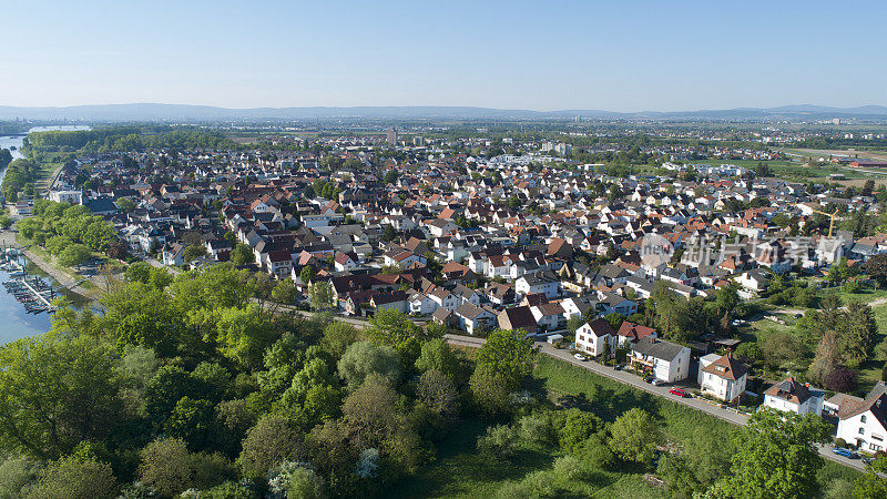 金海姆鸟瞰图，德国