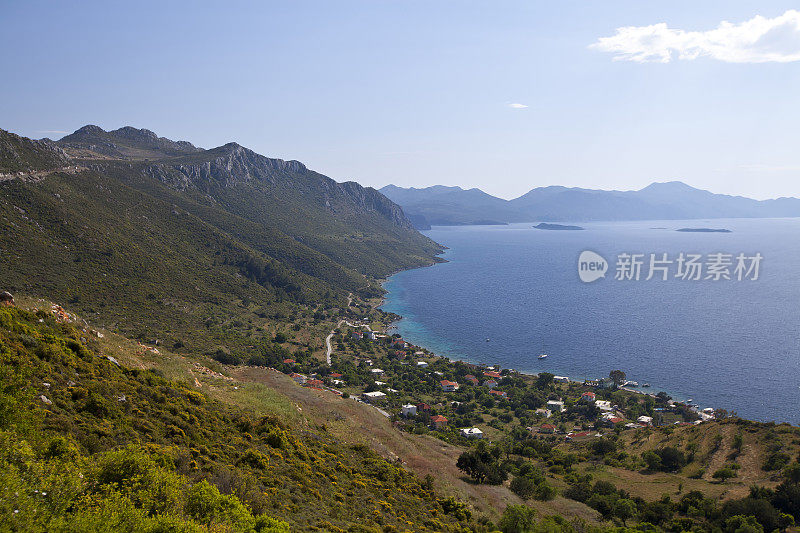 土耳其海岸线-土耳其马尔马里斯的索古特