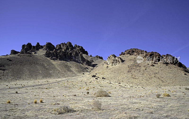 北内华达州沙漠场景