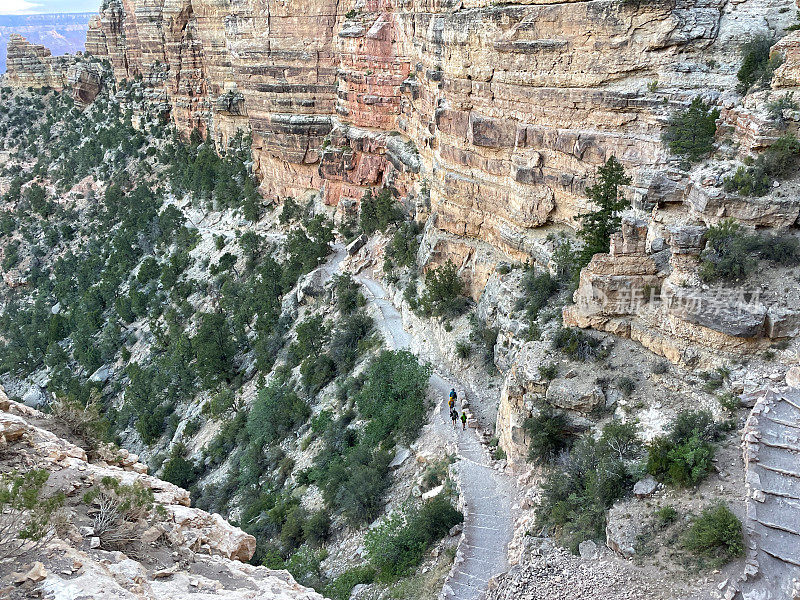 大峡谷，南Kaibab步道。美国亚利桑那州