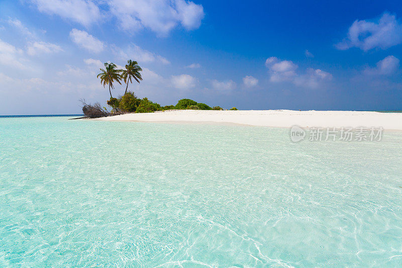 马尔代夫，热带海洋背景!