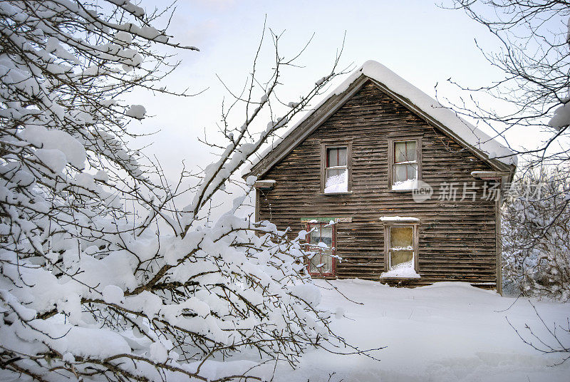 废弃的雪屋