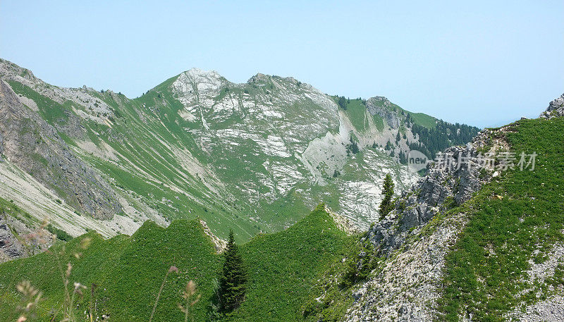 格拉蒙特地区的瑞士阿尔卑斯山