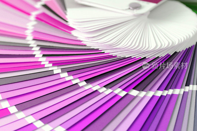 紫色的纸色样本