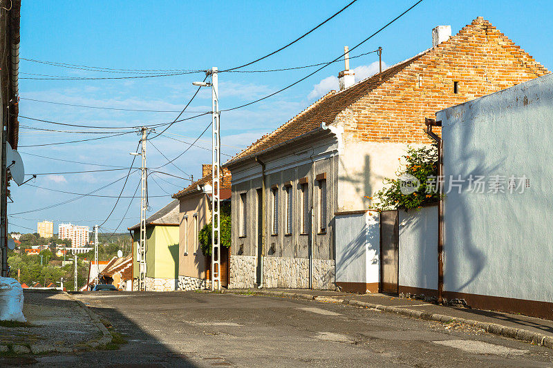 匈牙利小镇的街道