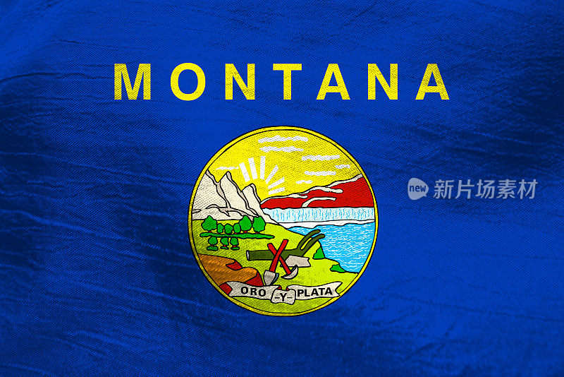 美国蒙大拿州的国旗