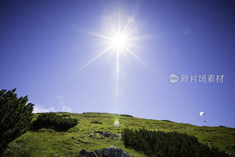 用滑翔伞飞越阿尔卑斯山